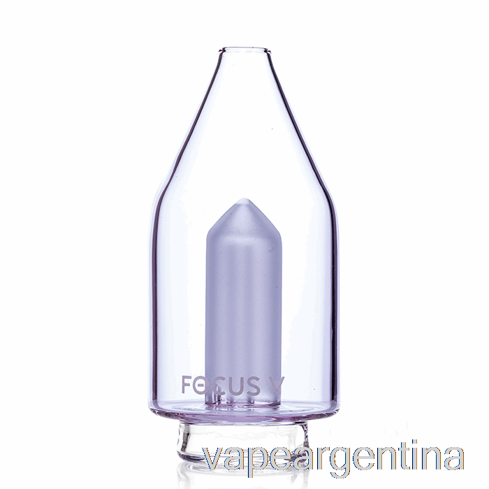 Vaporizador Focus V Carta Tapa De Cristal Morado Descartable